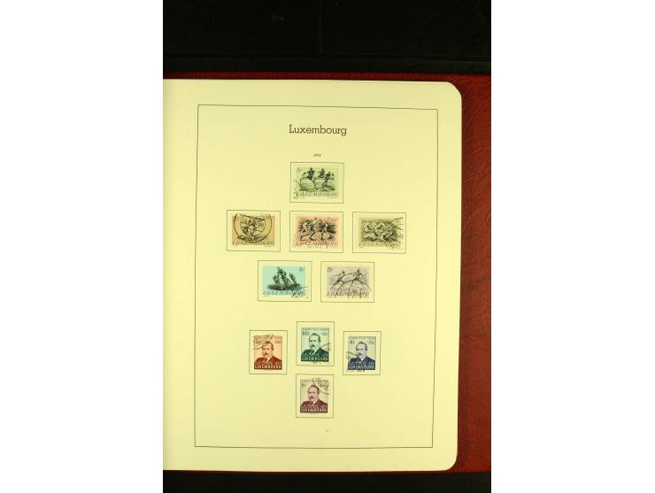 1852/2001, gestempelte Sammlung mit u.a. Mi.-Nr. 1 (5), 2 (4), ab 1891 weitgehend kpl., mit 121KLB mit und ohne Nr., Bl.1 mit