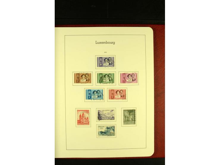 1852/2001, gestempelte Sammlung mit u.a. Mi.-Nr. 1 (5), 2 (4), ab 1891 weitgehend kpl., mit 121KLB mit und ohne Nr., Bl.1 mit