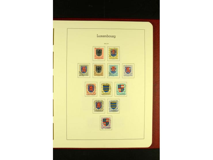 1852/2001, gestempelte Sammlung mit u.a. Mi.-Nr. 1 (5), 2 (4), ab 1891 weitgehend kpl., mit 121KLB mit und ohne Nr., Bl.1 mit