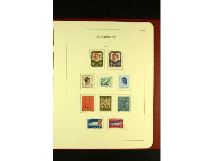 1852/2001, gestempelte Sammlung mit u.a. Mi.-Nr. 1 (5), 2 (4), ab 1891 weitgehend kpl., mit 121KLB mit und ohne Nr., Bl.1 mit