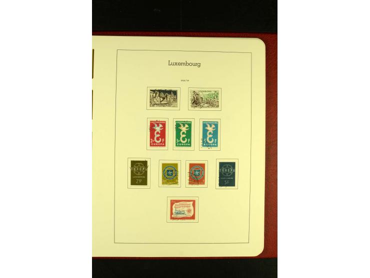 1852/2001, gestempelte Sammlung mit u.a. Mi.-Nr. 1 (5), 2 (4), ab 1891 weitgehend kpl., mit 121KLB mit und ohne Nr., Bl.1 mit