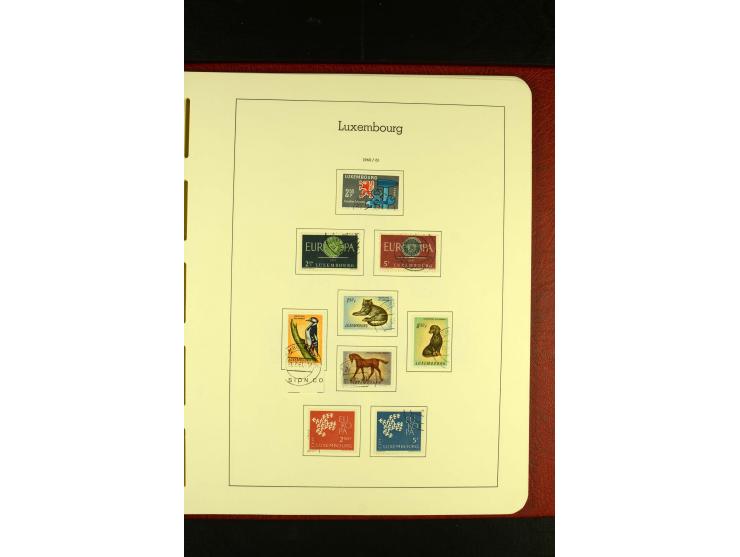 1852/2001, gestempelte Sammlung mit u.a. Mi.-Nr. 1 (5), 2 (4), ab 1891 weitgehend kpl., mit 121KLB mit und ohne Nr., Bl.1 mit