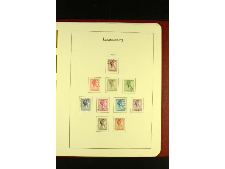 1852/2001, gestempelte Sammlung mit u.a. Mi.-Nr. 1 (5), 2 (4), ab 1891 weitgehend kpl., mit 121KLB mit und ohne Nr., Bl.1 mit