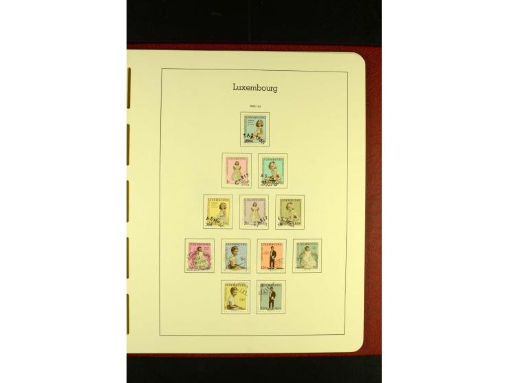 1852/2001, gestempelte Sammlung mit u.a. Mi.-Nr. 1 (5), 2 (4), ab 1891 weitgehend kpl., mit 121KLB mit und ohne Nr., Bl.1 mit