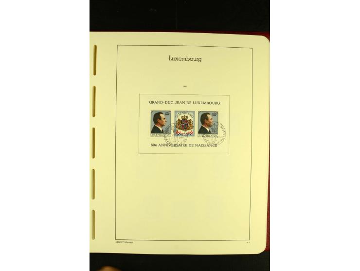 1852/2001, gestempelte Sammlung mit u.a. Mi.-Nr. 1 (5), 2 (4), ab 1891 weitgehend kpl., mit 121KLB mit und ohne Nr., Bl.1 mit