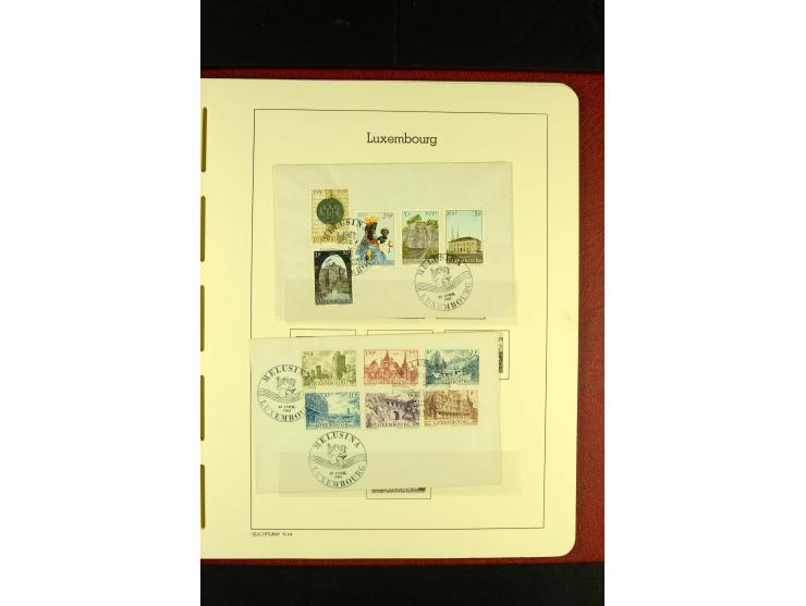 1852/2001, gestempelte Sammlung mit u.a. Mi.-Nr. 1 (5), 2 (4), ab 1891 weitgehend kpl., mit 121KLB mit und ohne Nr., Bl.1 mit