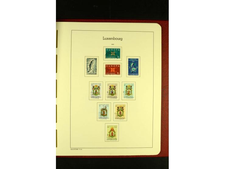 1852/2001, gestempelte Sammlung mit u.a. Mi.-Nr. 1 (5), 2 (4), ab 1891 weitgehend kpl., mit 121KLB mit und ohne Nr., Bl.1 mit