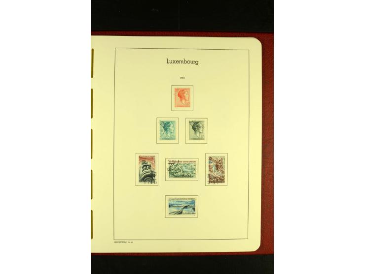 1852/2001, gestempelte Sammlung mit u.a. Mi.-Nr. 1 (5), 2 (4), ab 1891 weitgehend kpl., mit 121KLB mit und ohne Nr., Bl.1 mit