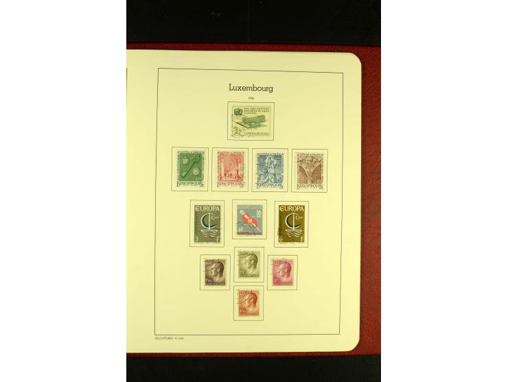 1852/2001, gestempelte Sammlung mit u.a. Mi.-Nr. 1 (5), 2 (4), ab 1891 weitgehend kpl., mit 121KLB mit und ohne Nr., Bl.1 mit