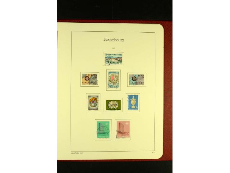 1852/2001, gestempelte Sammlung mit u.a. Mi.-Nr. 1 (5), 2 (4), ab 1891 weitgehend kpl., mit 121KLB mit und ohne Nr., Bl.1 mit
