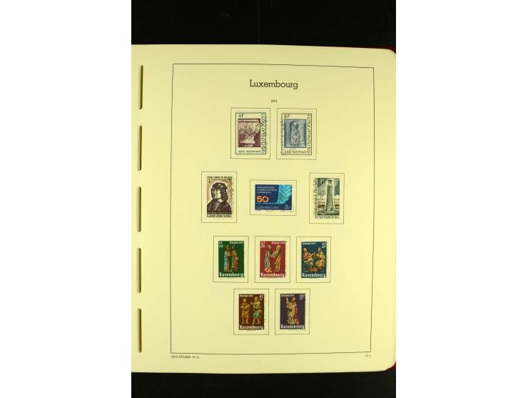 1852/2001, gestempelte Sammlung mit u.a. Mi.-Nr. 1 (5), 2 (4), ab 1891 weitgehend kpl., mit 121KLB mit und ohne Nr., Bl.1 mit