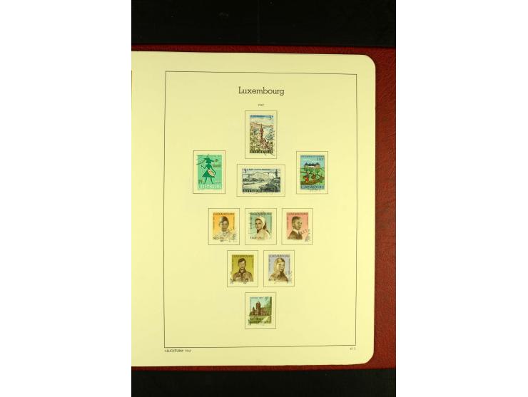 1852/2001, gestempelte Sammlung mit u.a. Mi.-Nr. 1 (5), 2 (4), ab 1891 weitgehend kpl., mit 121KLB mit und ohne Nr., Bl.1 mit