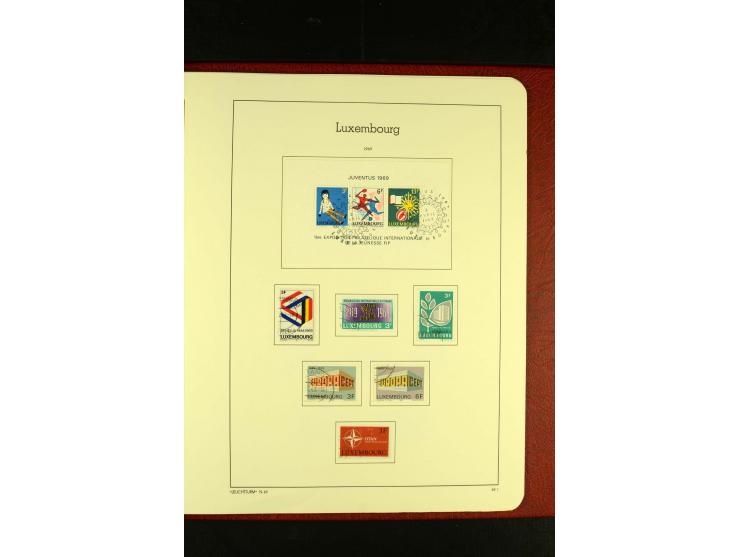 1852/2001, gestempelte Sammlung mit u.a. Mi.-Nr. 1 (5), 2 (4), ab 1891 weitgehend kpl., mit 121KLB mit und ohne Nr., Bl.1 mit