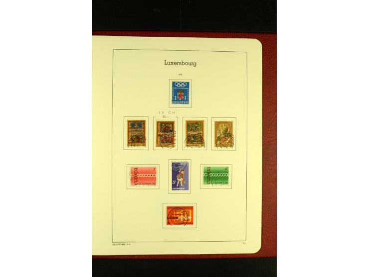 1852/2001, gestempelte Sammlung mit u.a. Mi.-Nr. 1 (5), 2 (4), ab 1891 weitgehend kpl., mit 121KLB mit und ohne Nr., Bl.1 mit