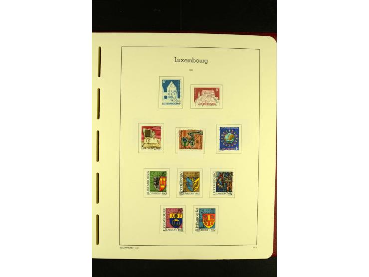 1852/2001, gestempelte Sammlung mit u.a. Mi.-Nr. 1 (5), 2 (4), ab 1891 weitgehend kpl., mit 121KLB mit und ohne Nr., Bl.1 mit