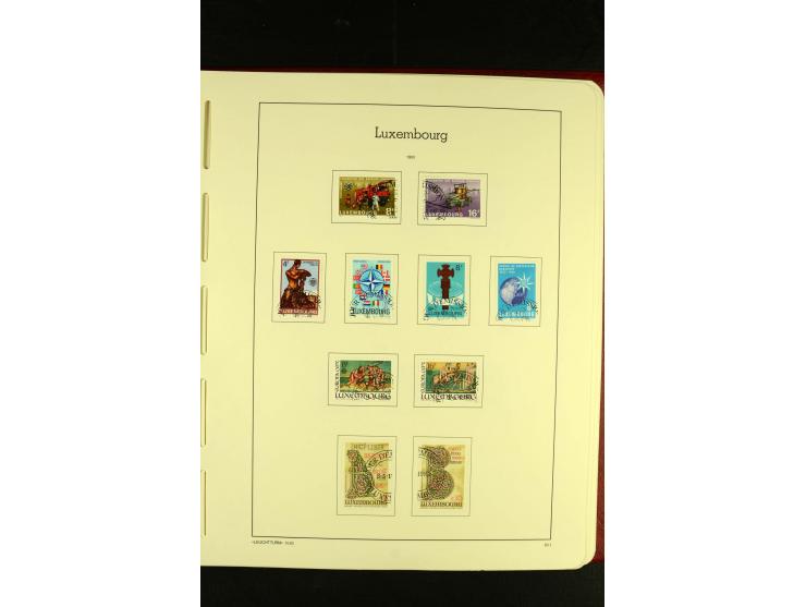 1852/2001, gestempelte Sammlung mit u.a. Mi.-Nr. 1 (5), 2 (4), ab 1891 weitgehend kpl., mit 121KLB mit und ohne Nr., Bl.1 mit