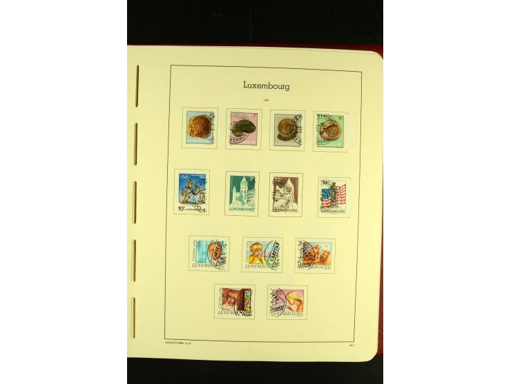 1852/2001, gestempelte Sammlung mit u.a. Mi.-Nr. 1 (5), 2 (4), ab 1891 weitgehend kpl., mit 121KLB mit und ohne Nr., Bl.1 mit