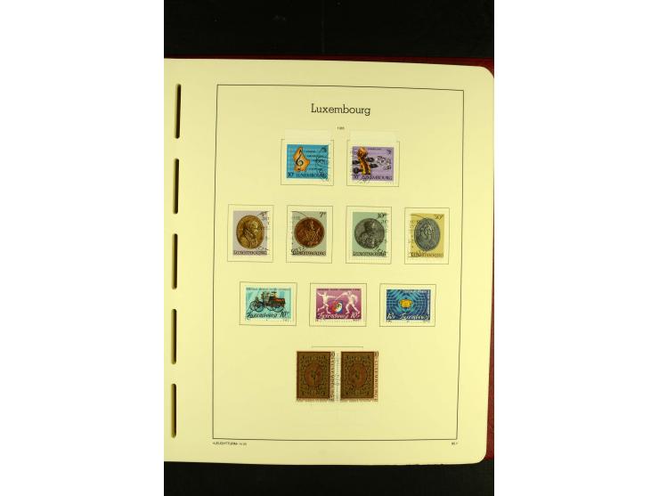 1852/2001, gestempelte Sammlung mit u.a. Mi.-Nr. 1 (5), 2 (4), ab 1891 weitgehend kpl., mit 121KLB mit und ohne Nr., Bl.1 mit