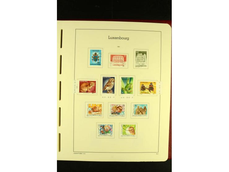 1852/2001, gestempelte Sammlung mit u.a. Mi.-Nr. 1 (5), 2 (4), ab 1891 weitgehend kpl., mit 121KLB mit und ohne Nr., Bl.1 mit