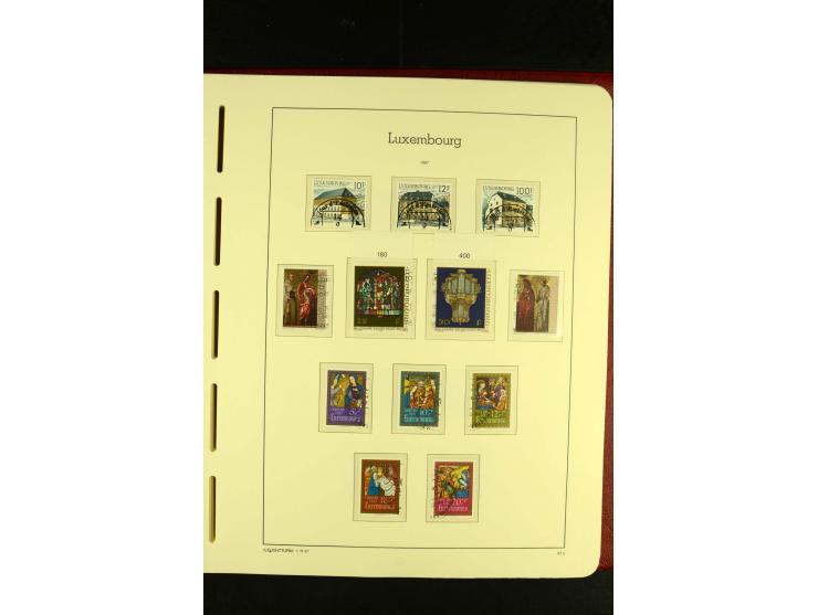 1852/2001, gestempelte Sammlung mit u.a. Mi.-Nr. 1 (5), 2 (4), ab 1891 weitgehend kpl., mit 121KLB mit und ohne Nr., Bl.1 mit