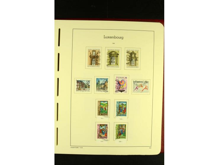 1852/2001, gestempelte Sammlung mit u.a. Mi.-Nr. 1 (5), 2 (4), ab 1891 weitgehend kpl., mit 121KLB mit und ohne Nr., Bl.1 mit