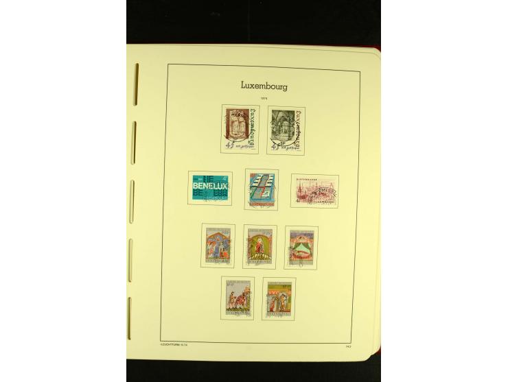 1852/2001, gestempelte Sammlung mit u.a. Mi.-Nr. 1 (5), 2 (4), ab 1891 weitgehend kpl., mit 121KLB mit und ohne Nr., Bl.1 mit