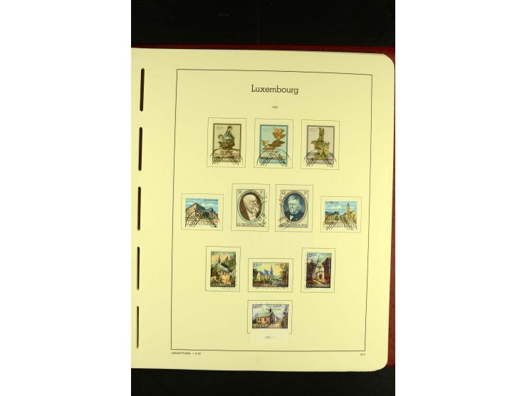 1852/2001, gestempelte Sammlung mit u.a. Mi.-Nr. 1 (5), 2 (4), ab 1891 weitgehend kpl., mit 121KLB mit und ohne Nr., Bl.1 mit