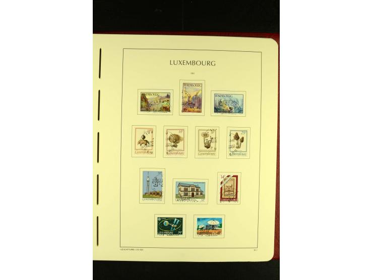 1852/2001, gestempelte Sammlung mit u.a. Mi.-Nr. 1 (5), 2 (4), ab 1891 weitgehend kpl., mit 121KLB mit und ohne Nr., Bl.1 mit