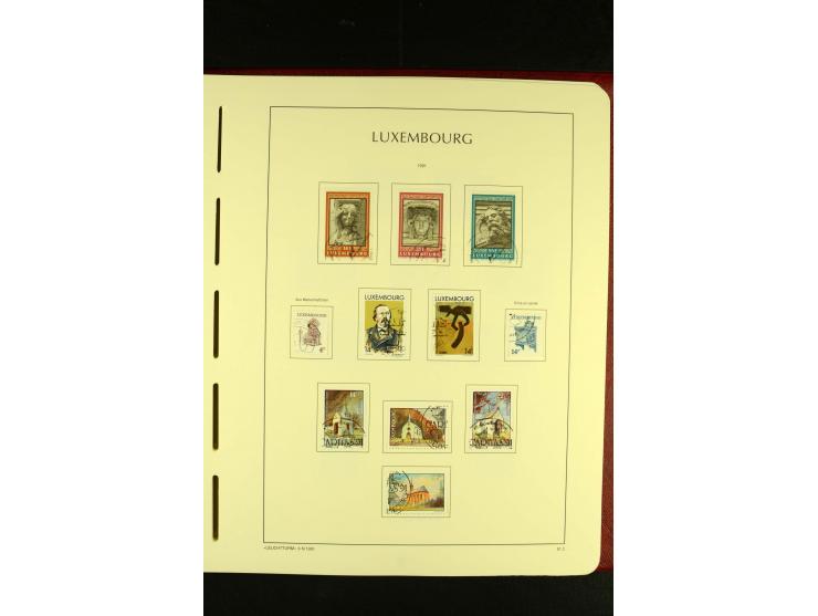 1852/2001, gestempelte Sammlung mit u.a. Mi.-Nr. 1 (5), 2 (4), ab 1891 weitgehend kpl., mit 121KLB mit und ohne Nr., Bl.1 mit