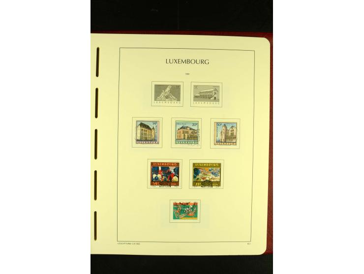 1852/2001, gestempelte Sammlung mit u.a. Mi.-Nr. 1 (5), 2 (4), ab 1891 weitgehend kpl., mit 121KLB mit und ohne Nr., Bl.1 mit