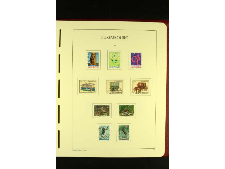 1852/2001, gestempelte Sammlung mit u.a. Mi.-Nr. 1 (5), 2 (4), ab 1891 weitgehend kpl., mit 121KLB mit und ohne Nr., Bl.1 mit