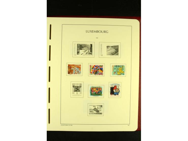 1852/2001, gestempelte Sammlung mit u.a. Mi.-Nr. 1 (5), 2 (4), ab 1891 weitgehend kpl., mit 121KLB mit und ohne Nr., Bl.1 mit