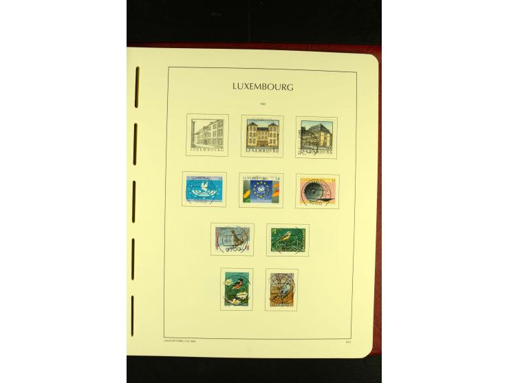 1852/2001, gestempelte Sammlung mit u.a. Mi.-Nr. 1 (5), 2 (4), ab 1891 weitgehend kpl., mit 121KLB mit und ohne Nr., Bl.1 mit