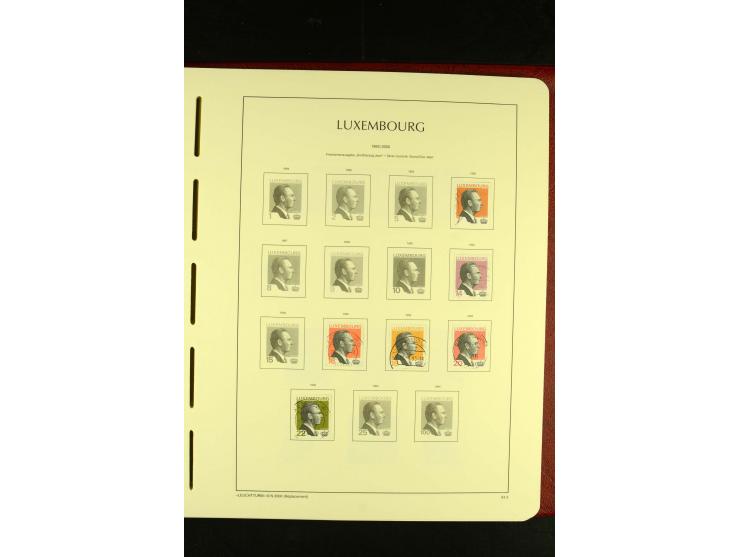 1852/2001, gestempelte Sammlung mit u.a. Mi.-Nr. 1 (5), 2 (4), ab 1891 weitgehend kpl., mit 121KLB mit und ohne Nr., Bl.1 mit