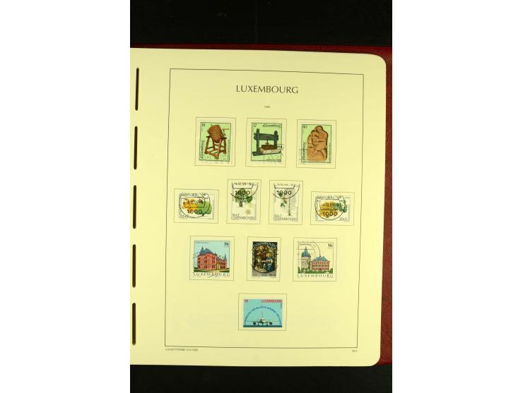 1852/2001, gestempelte Sammlung mit u.a. Mi.-Nr. 1 (5), 2 (4), ab 1891 weitgehend kpl., mit 121KLB mit und ohne Nr., Bl.1 mit