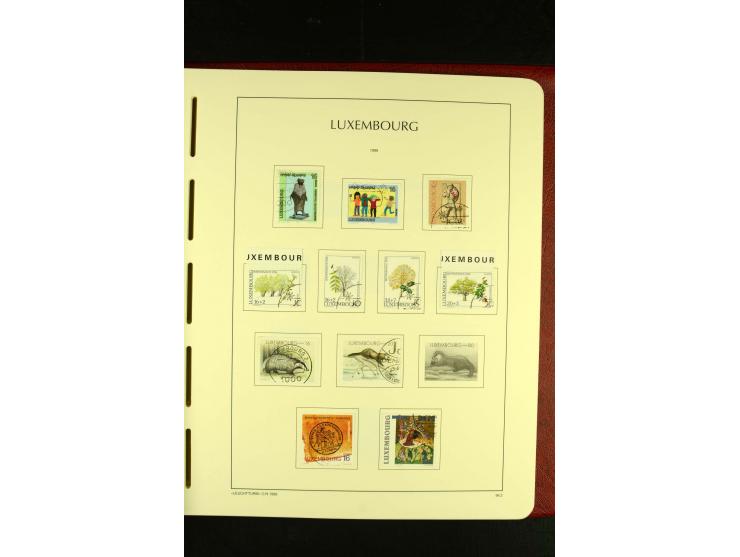 1852/2001, gestempelte Sammlung mit u.a. Mi.-Nr. 1 (5), 2 (4), ab 1891 weitgehend kpl., mit 121KLB mit und ohne Nr., Bl.1 mit