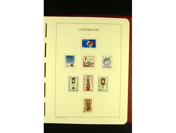 1852/2001, gestempelte Sammlung mit u.a. Mi.-Nr. 1 (5), 2 (4), ab 1891 weitgehend kpl., mit 121KLB mit und ohne Nr., Bl.1 mit