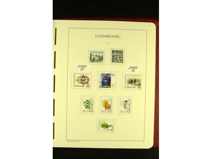 1852/2001, gestempelte Sammlung mit u.a. Mi.-Nr. 1 (5), 2 (4), ab 1891 weitgehend kpl., mit 121KLB mit und ohne Nr., Bl.1 mit