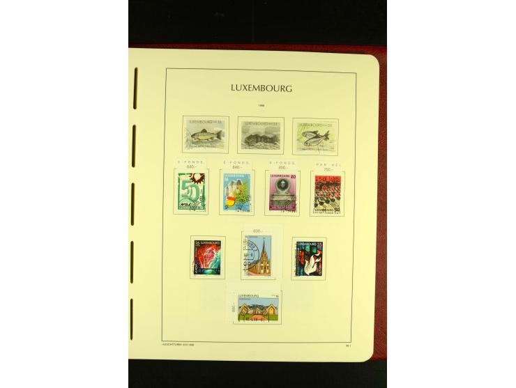 1852/2001, gestempelte Sammlung mit u.a. Mi.-Nr. 1 (5), 2 (4), ab 1891 weitgehend kpl., mit 121KLB mit und ohne Nr., Bl.1 mit