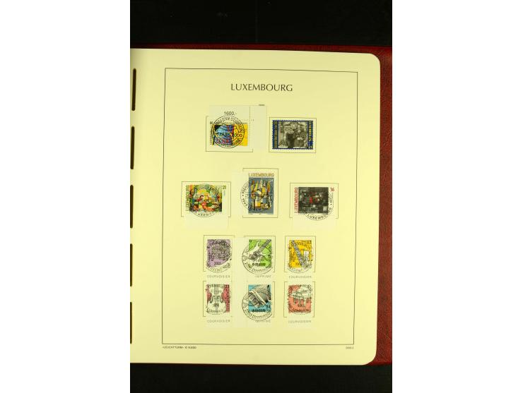 1852/2001, gestempelte Sammlung mit u.a. Mi.-Nr. 1 (5), 2 (4), ab 1891 weitgehend kpl., mit 121KLB mit und ohne Nr., Bl.1 mit