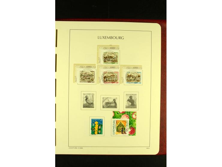1852/2001, gestempelte Sammlung mit u.a. Mi.-Nr. 1 (5), 2 (4), ab 1891 weitgehend kpl., mit 121KLB mit und ohne Nr., Bl.1 mit