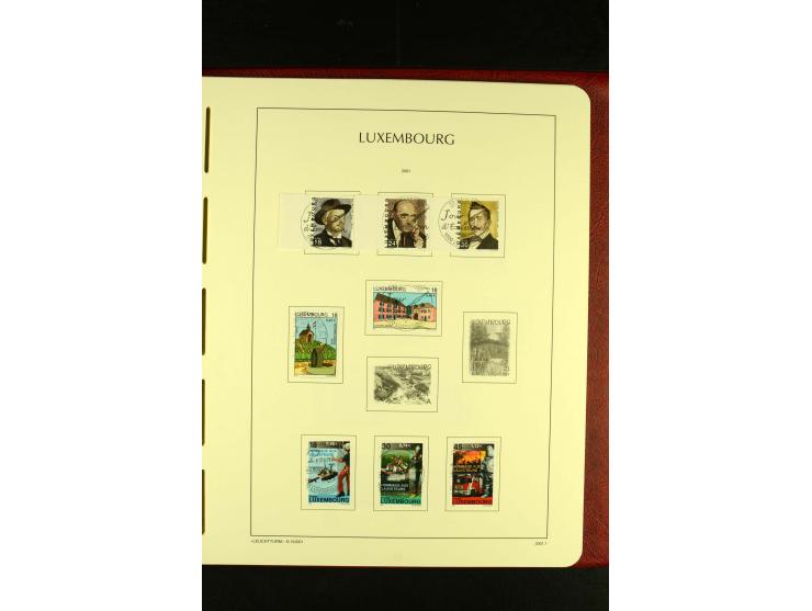 1852/2001, gestempelte Sammlung mit u.a. Mi.-Nr. 1 (5), 2 (4), ab 1891 weitgehend kpl., mit 121KLB mit und ohne Nr., Bl.1 mit