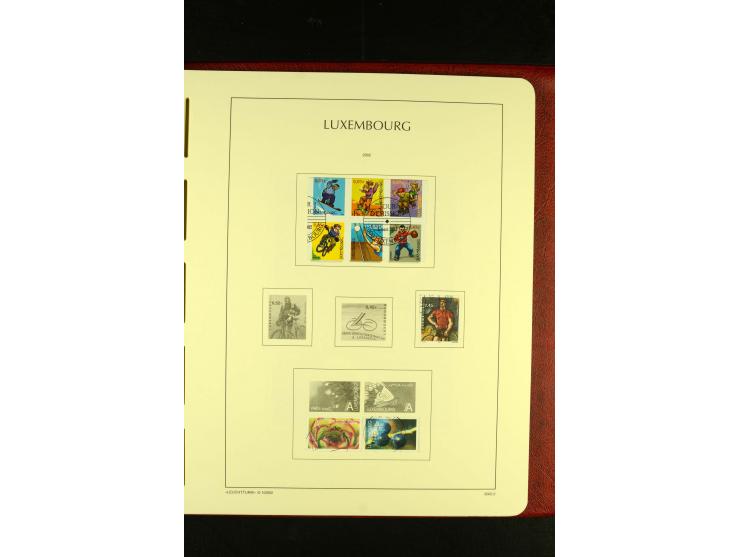 1852/2001, gestempelte Sammlung mit u.a. Mi.-Nr. 1 (5), 2 (4), ab 1891 weitgehend kpl., mit 121KLB mit und ohne Nr., Bl.1 mit