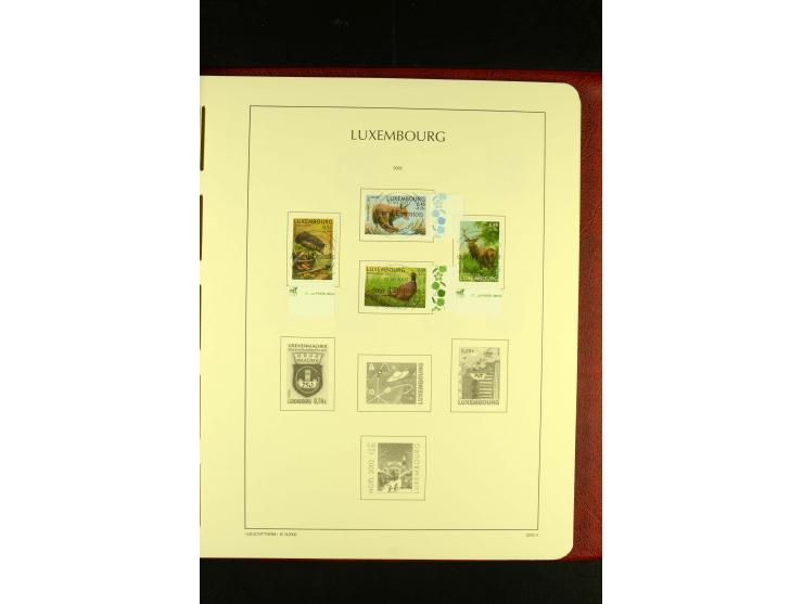 1852/2001, gestempelte Sammlung mit u.a. Mi.-Nr. 1 (5), 2 (4), ab 1891 weitgehend kpl., mit 121KLB mit und ohne Nr., Bl.1 mit