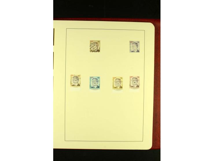 1852/2001, gestempelte Sammlung mit u.a. Mi.-Nr. 1 (5), 2 (4), ab 1891 weitgehend kpl., mit 121KLB mit und ohne Nr., Bl.1 mit