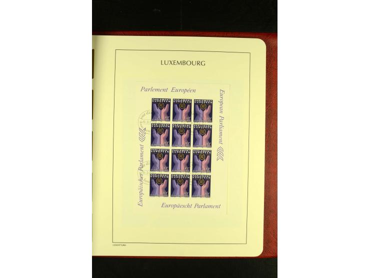 1852/2001, gestempelte Sammlung mit u.a. Mi.-Nr. 1 (5), 2 (4), ab 1891 weitgehend kpl., mit 121KLB mit und ohne Nr., Bl.1 mit