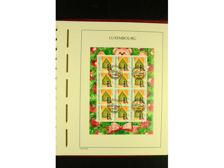 1852/2001, gestempelte Sammlung mit u.a. Mi.-Nr. 1 (5), 2 (4), ab 1891 weitgehend kpl., mit 121KLB mit und ohne Nr., Bl.1 mit