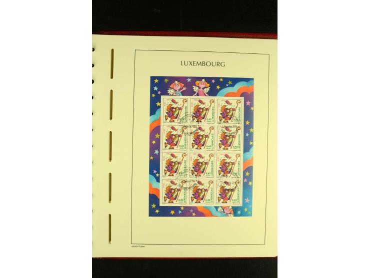 1852/2001, gestempelte Sammlung mit u.a. Mi.-Nr. 1 (5), 2 (4), ab 1891 weitgehend kpl., mit 121KLB mit und ohne Nr., Bl.1 mit