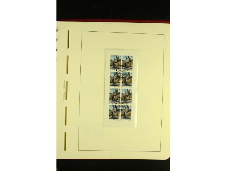 1852/2001, gestempelte Sammlung mit u.a. Mi.-Nr. 1 (5), 2 (4), ab 1891 weitgehend kpl., mit 121KLB mit und ohne Nr., Bl.1 mit