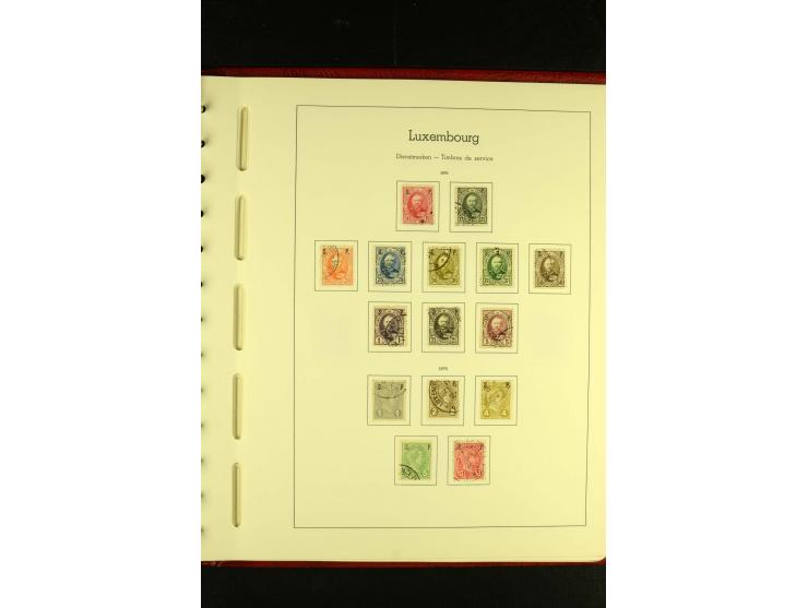 1852/2001, gestempelte Sammlung mit u.a. Mi.-Nr. 1 (5), 2 (4), ab 1891 weitgehend kpl., mit 121KLB mit und ohne Nr., Bl.1 mit